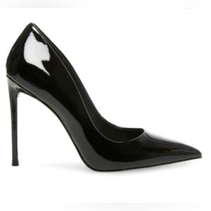 Steve Madden Vala Black Patent 8.5